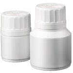 Kapszula tartó tégely, választható kupakkal, 100ml, 10db