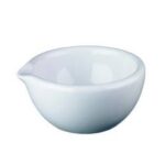 Porcelán dörzsmozsár 63mm , mázas