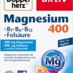 Doppelherz Magnézium 400 + B1 + B6 + B12 + Folsav (30 db tabletta)
