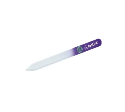 ApoLine® Üveg körömreszelő, 9 cm, lila