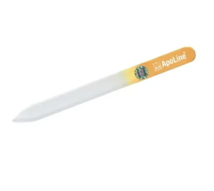 ApoLine® Üveg körömreszelő, 14 cm, sárga